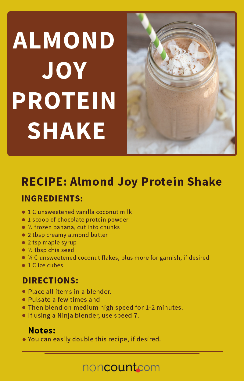 Almond Joy Protein Shake (Dairy Free, Vegan)