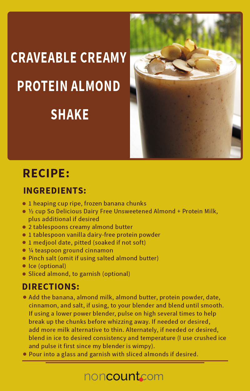 Craveable Creamy Protein Almond Vegan Shake