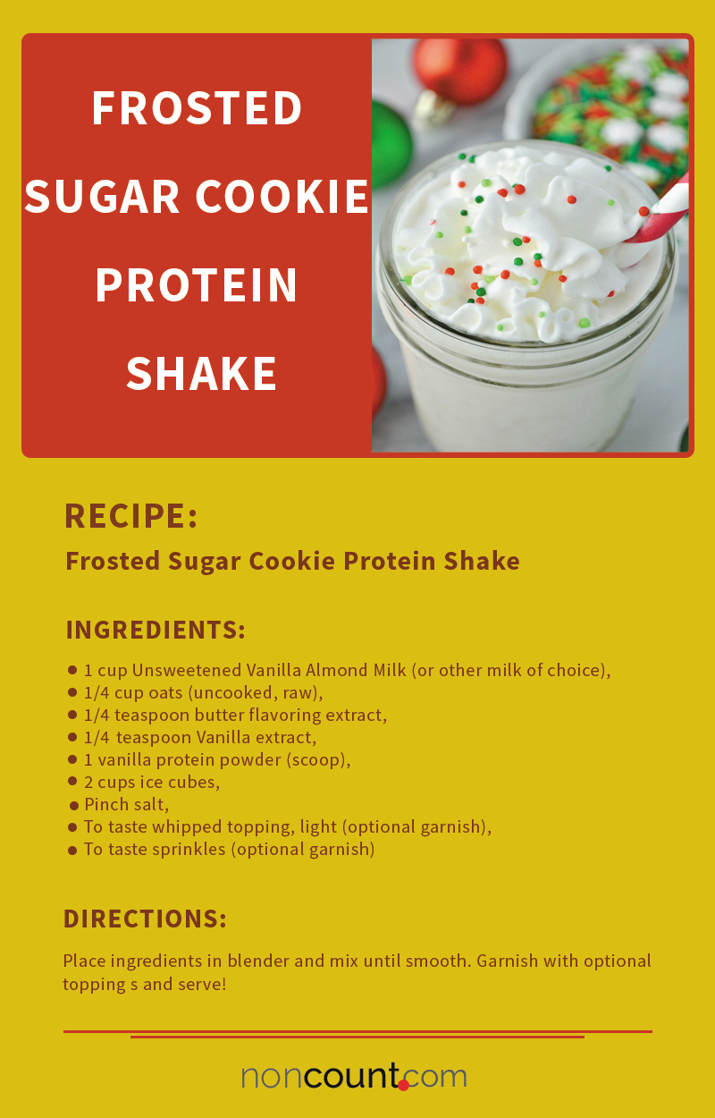 Frosted Sugar Cookie Vegan Protein Shake