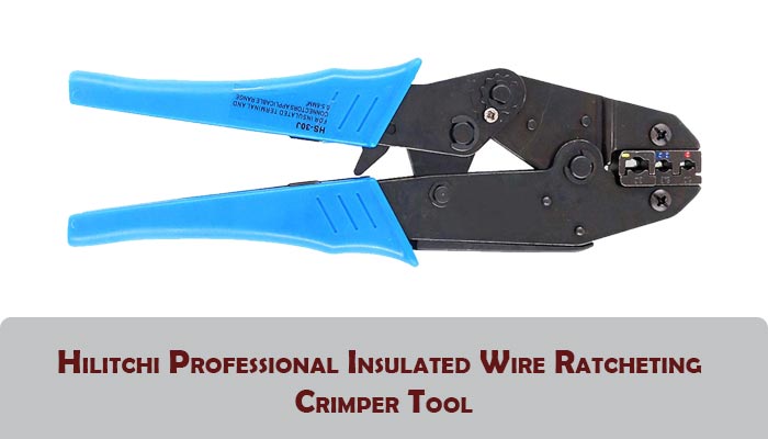 Hilitchi Professional Insulated Wire Ratcheting Crimper Tool