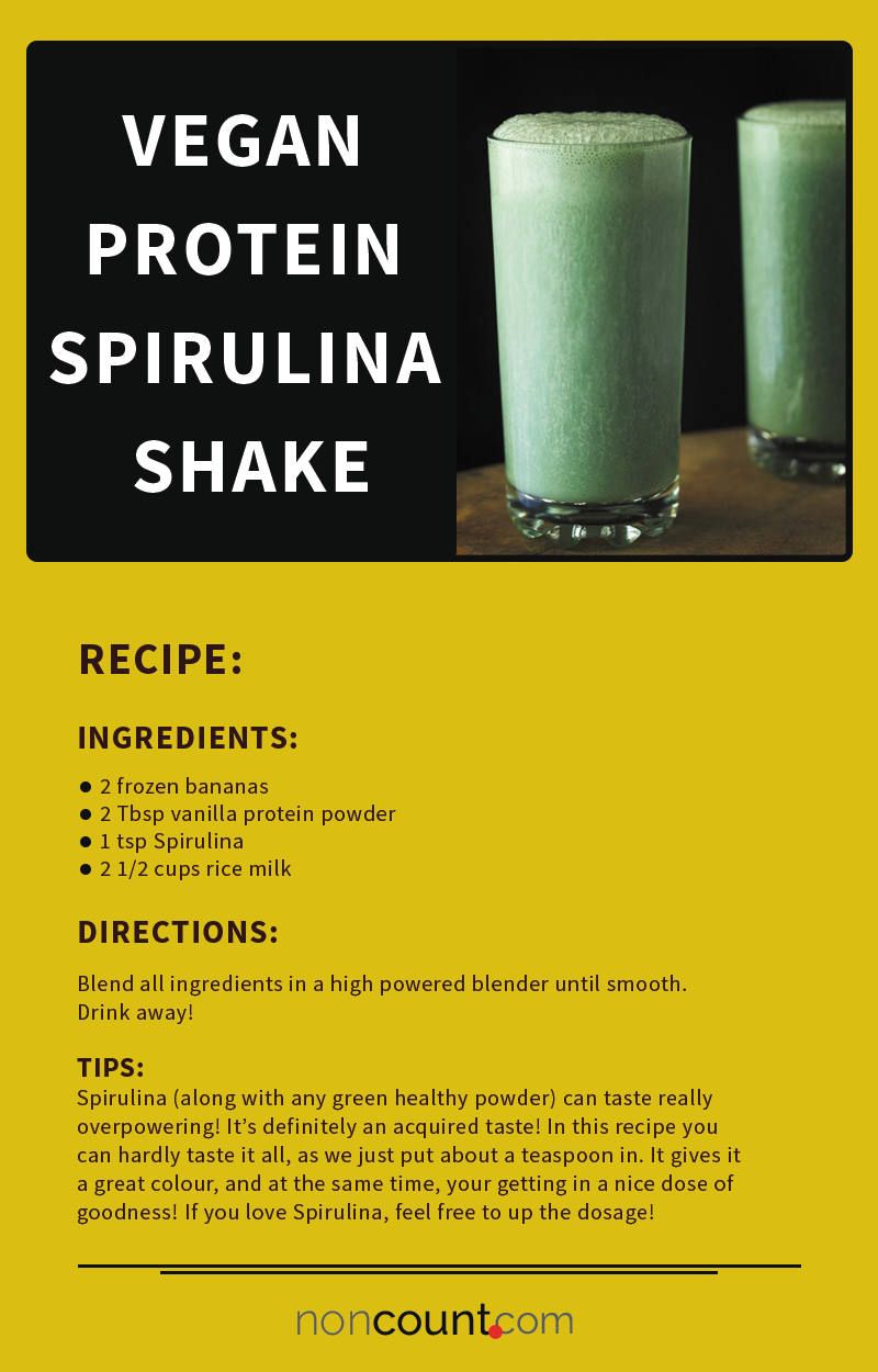 Vegan Protein Spirulina Shake