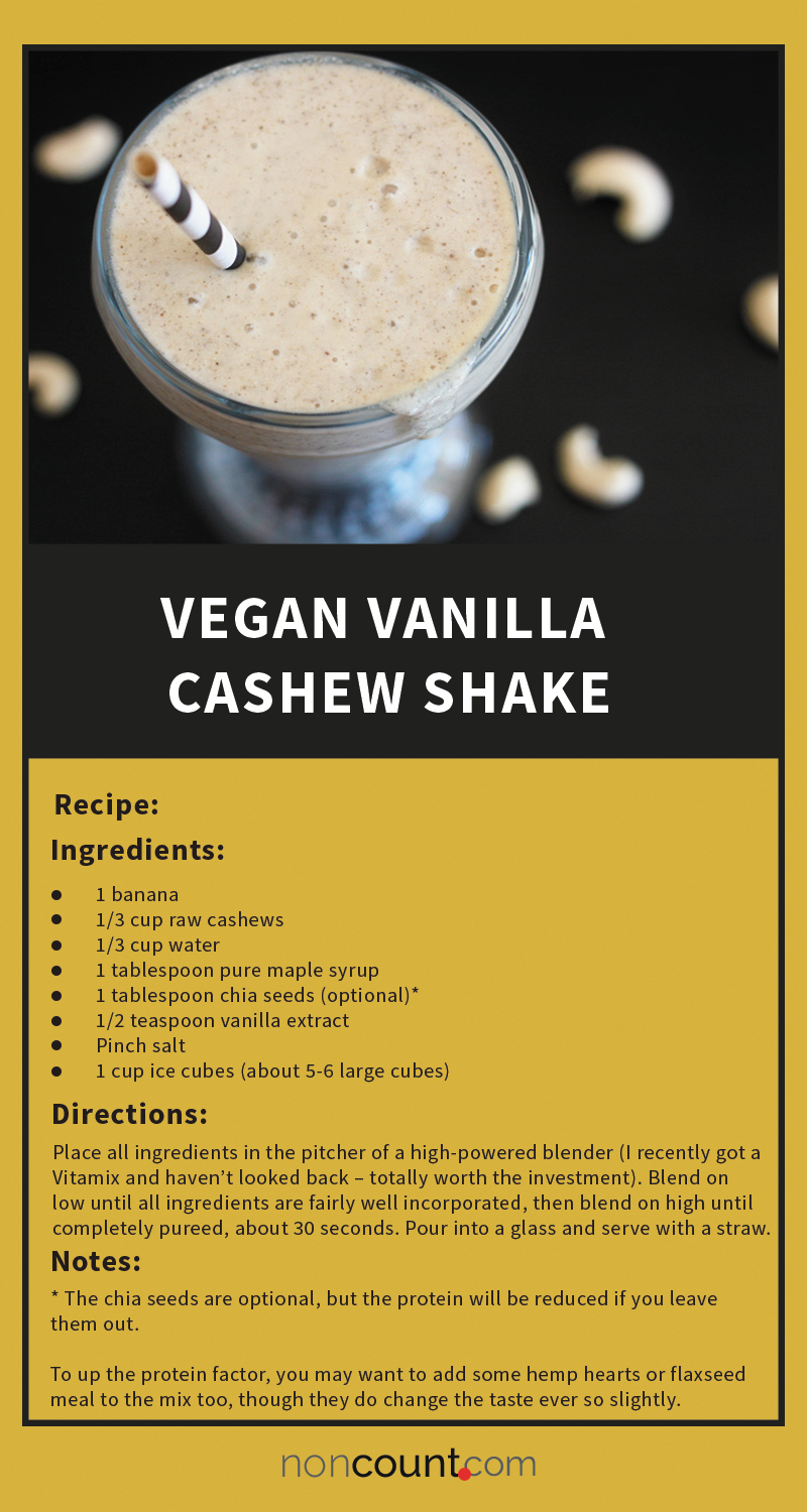 Vegan Vanilla Cashew Shake
