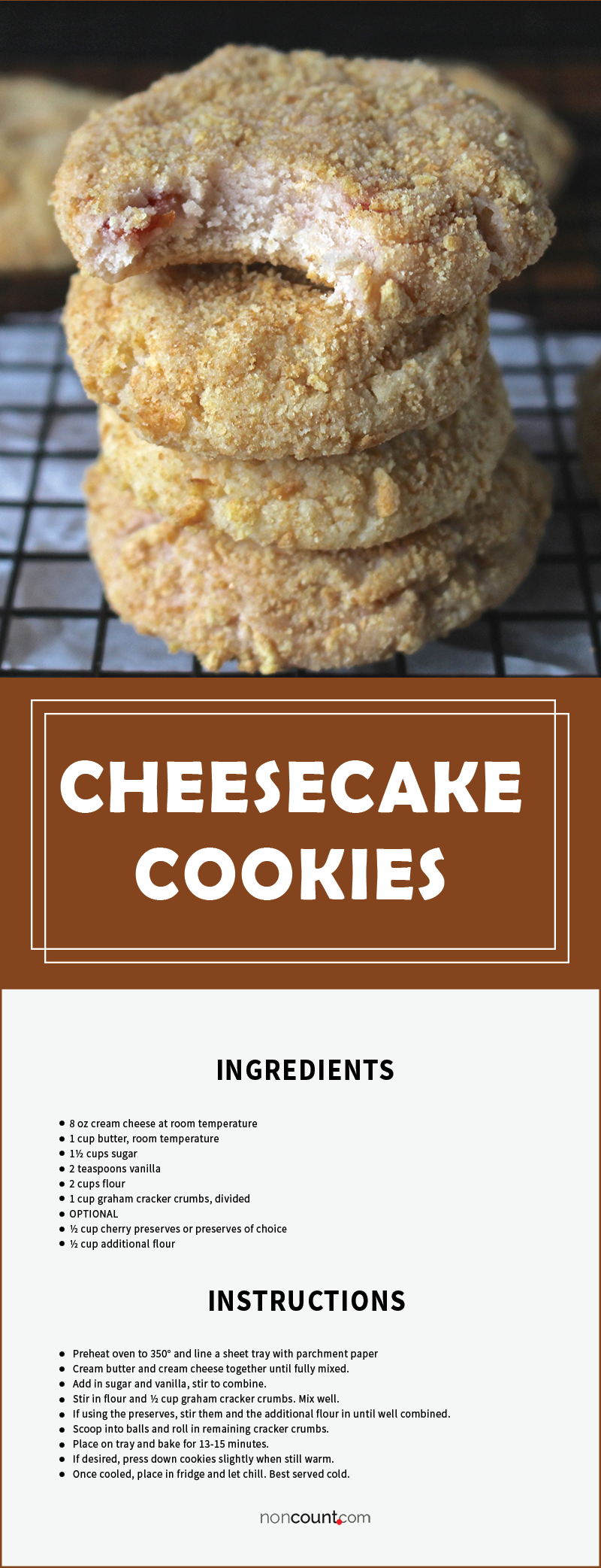 Cheesecake Cookies Recipe Image