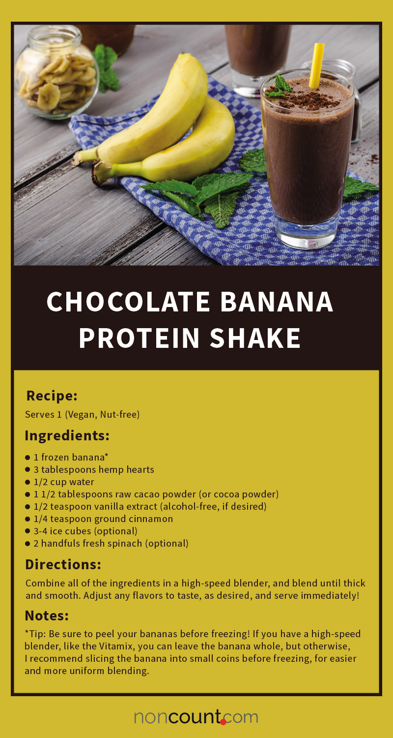 Chocolate Banana Vegan Protein Shake
