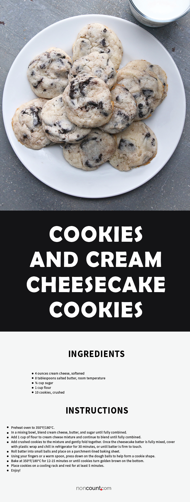  Cookies And Cream Cheesecake Cookies Recipe Image
