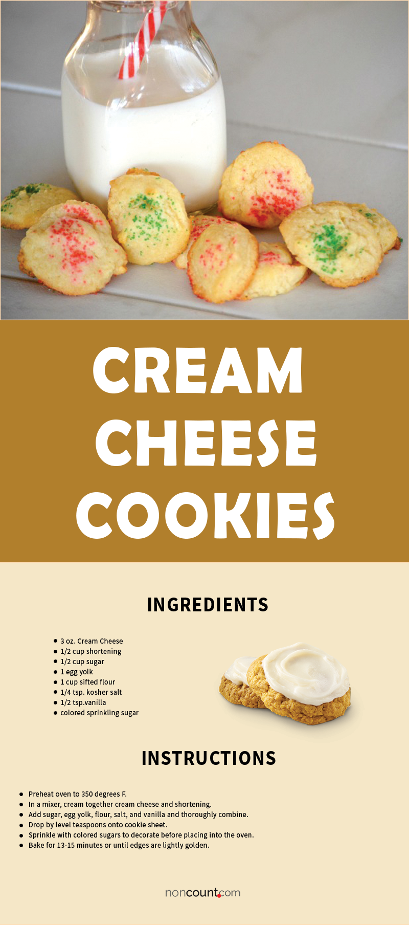 Cream Cheese Cookies Recipe Image