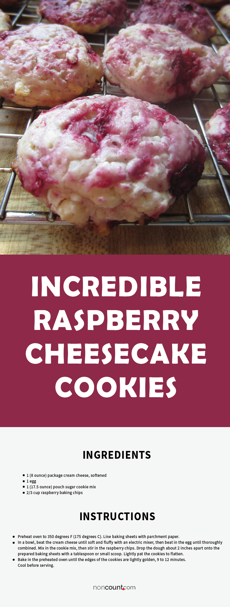 Incredible Raspberry Cheesecake Cookies Recipe Image