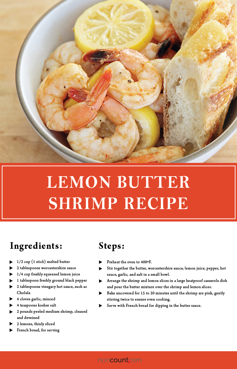 Lemon Butter Shrimp Seafood Recipe Image