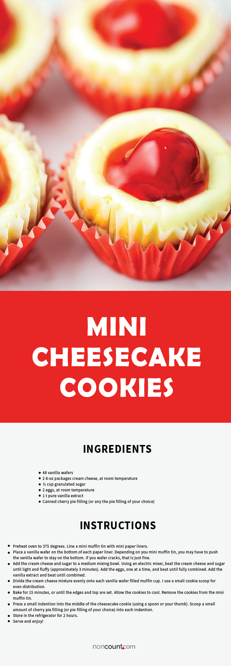 Mini Cheesecake Cookies Recipe Image