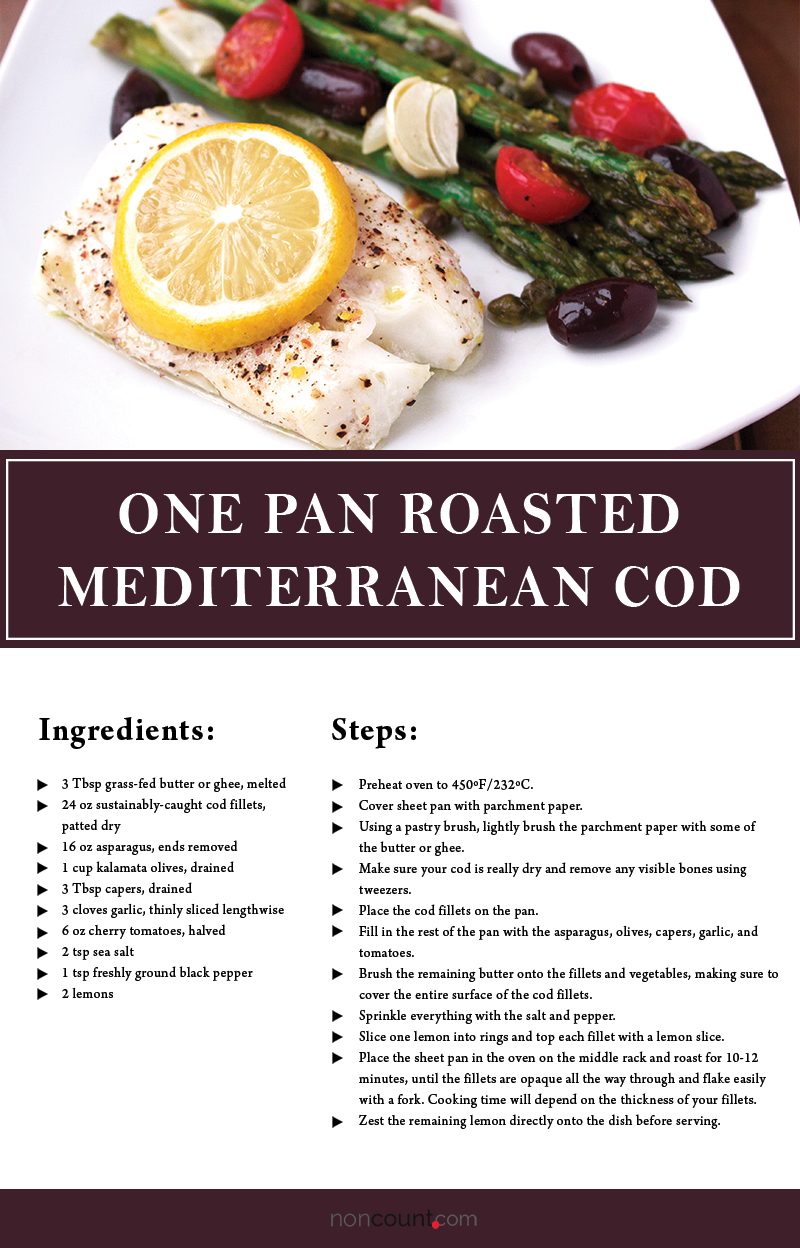 One Pan Roasted Mediterranean Cod