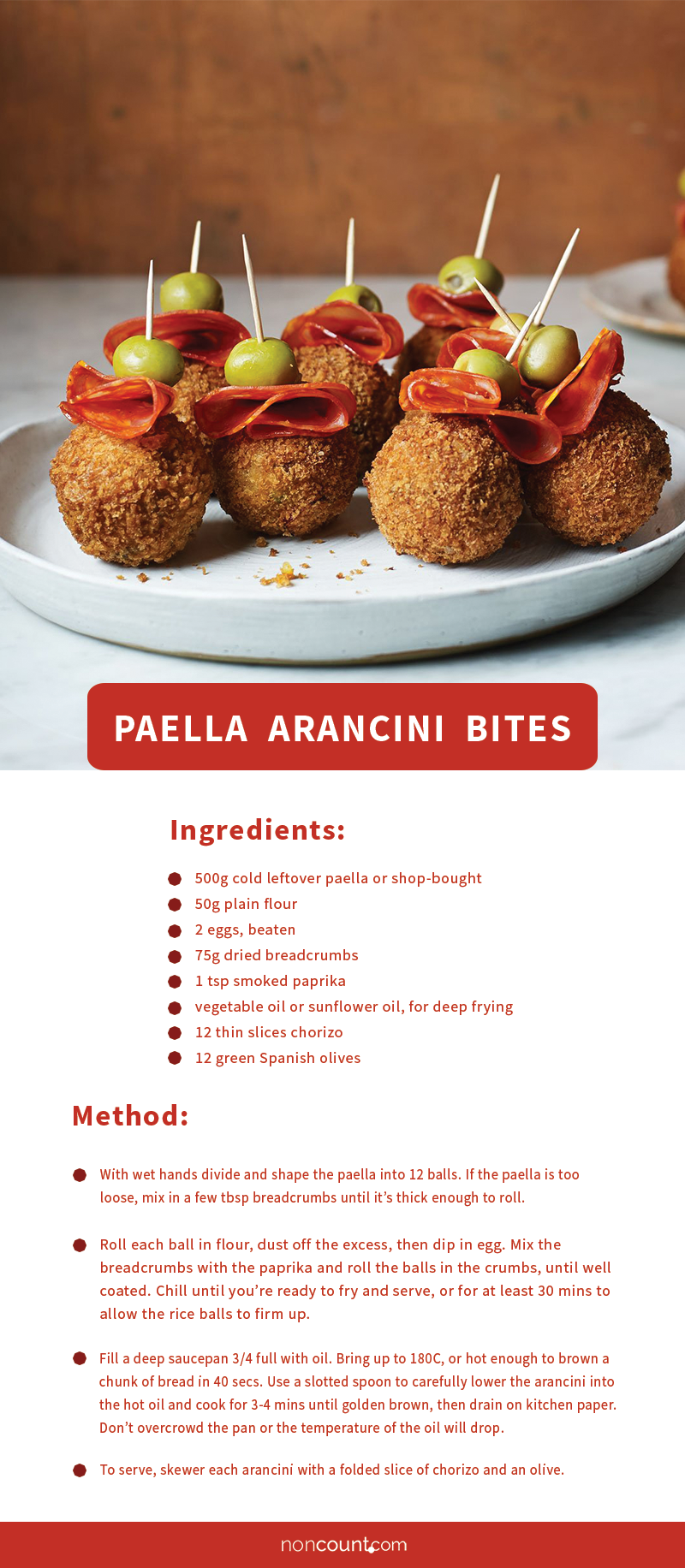Paella Arancini Bites Party Food Recipe