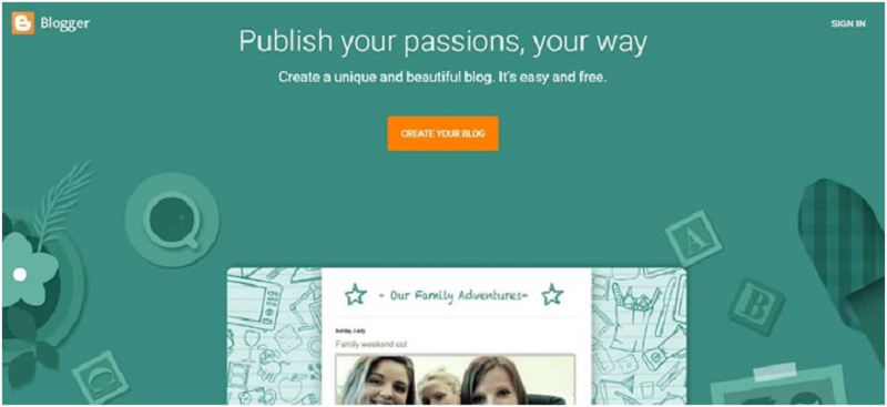 Blogger Free Blogging Platform