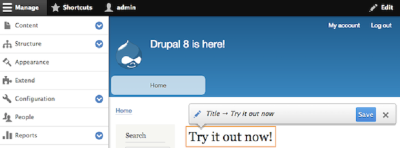 Drupal- Free Blogging Platform