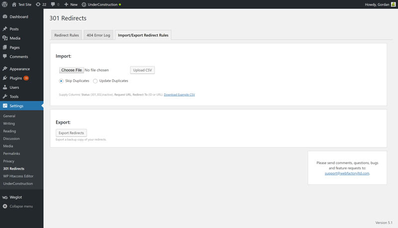 Easy Redirect Manager